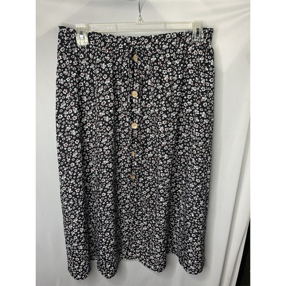 Women's 2X‎ Curve SHEIN Floral Cottage Core  MIDI Long Skirt  Flowy Maxi Cute - Picture 1 of 6